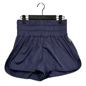 Free People FP Movement The Way Home Shorts Women's Sz M Purple High Rise